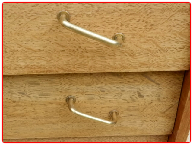 Commode vintage 1950 bois massif