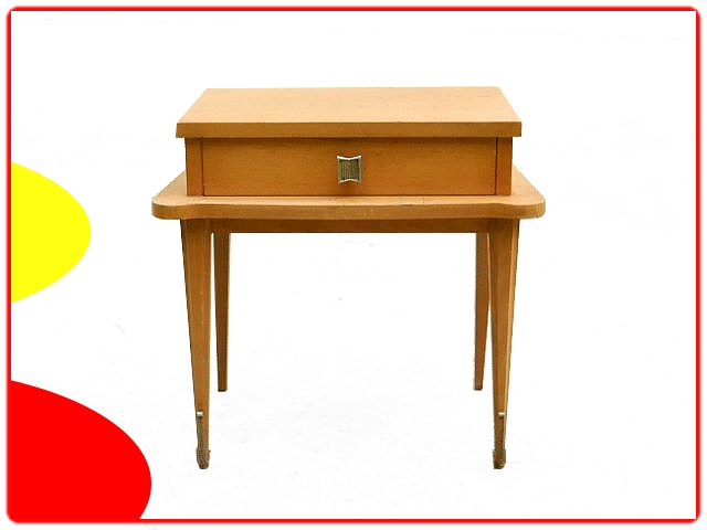 table de chevet vintage 1950