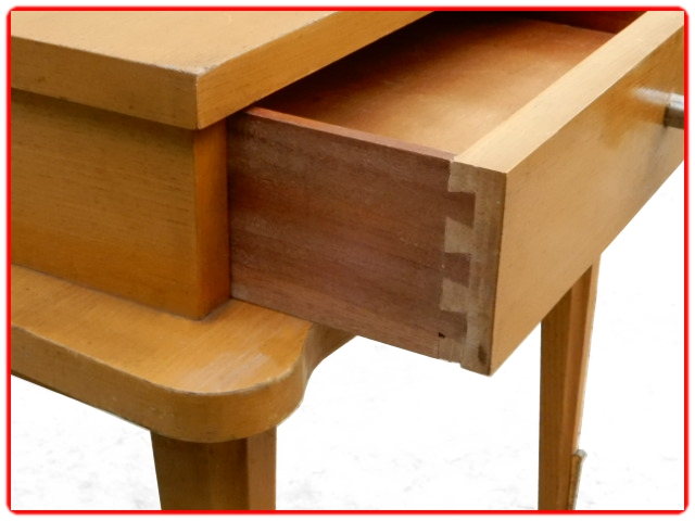 Chevet vintage 1950 bois clair