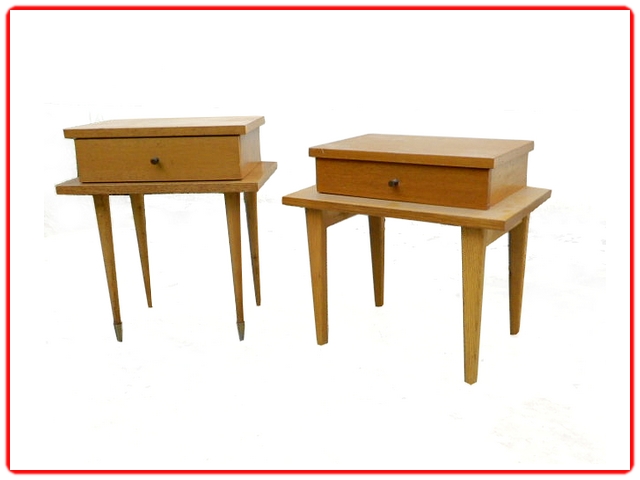 Paire de chevet vintage