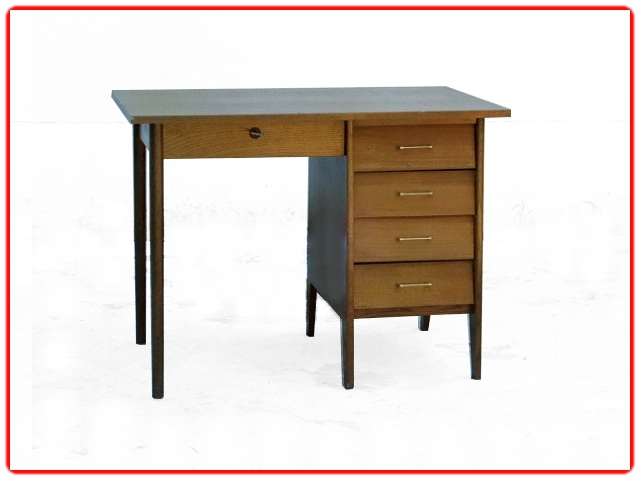 Bureau vintage 1970 chêne