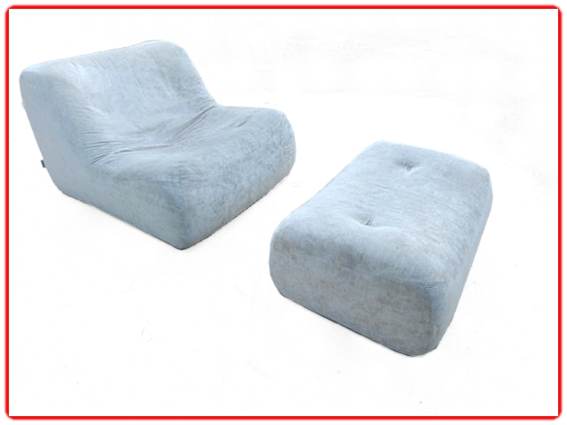Chauffeuse et Pouf Ligne Roset M. Ducaroy Kali