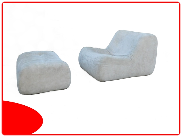 Chauffeuse et pouf Ligne Roset Michel Ducaroy