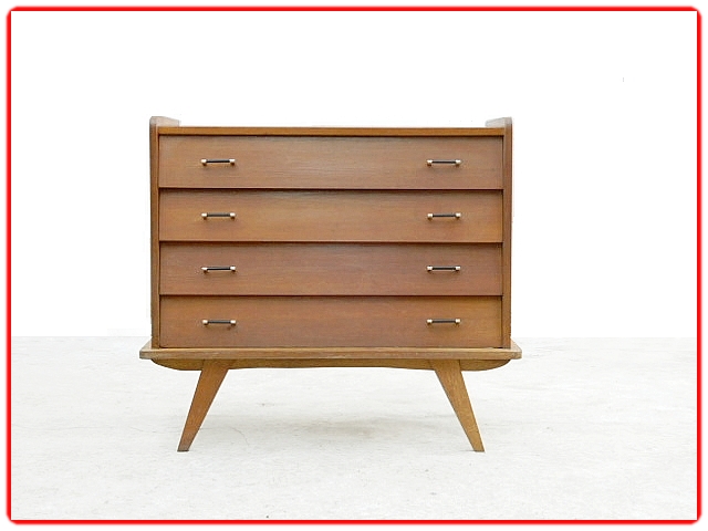 Commode vintage 1960 occasion rénovée