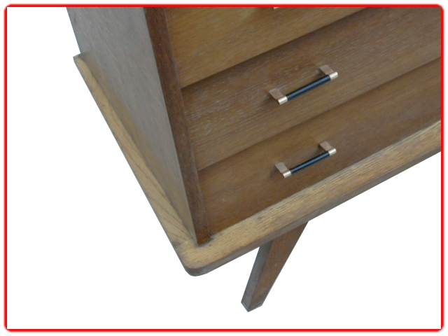 Commode vintage pieds compas