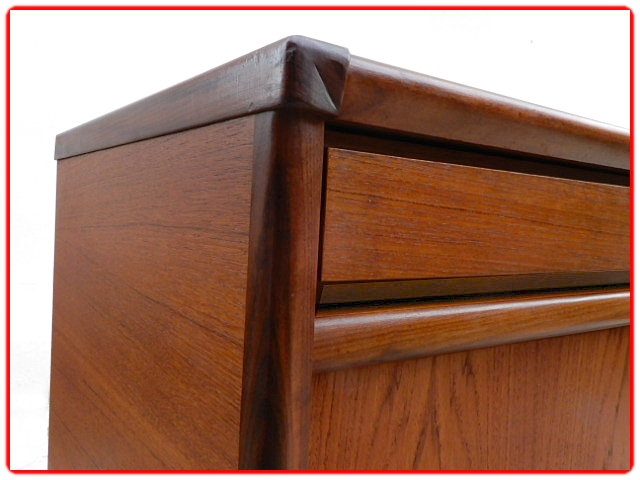 Enfilade ancienne en teck occasion 1960