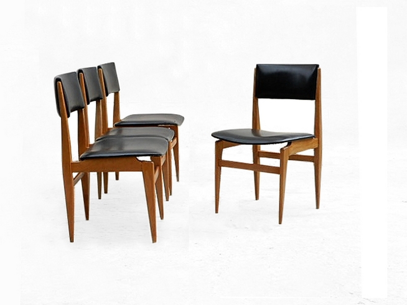 Chaises scandinave en teck vintage 1960 vendu