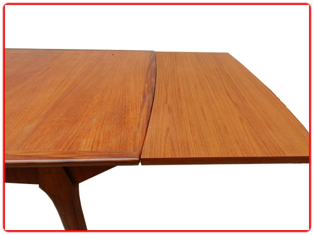 Table à manger extensible scandinave vintage