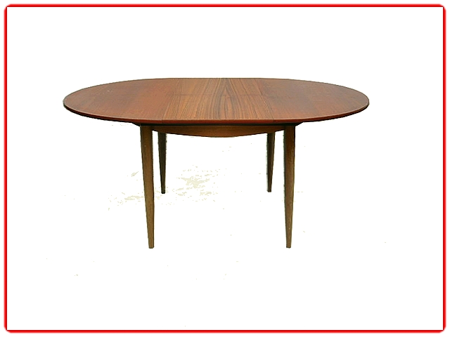 Table de repas ronde avec rallonge