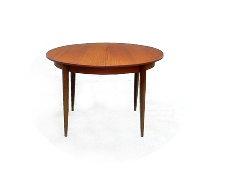 Table à manger vintage scandinave teck