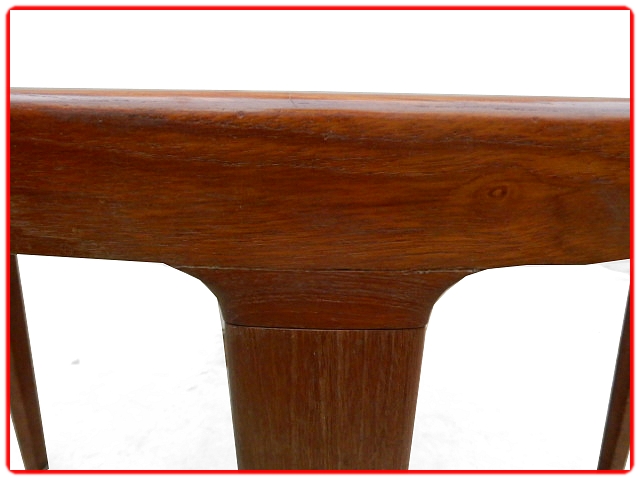 Table scandinave en teck 1960