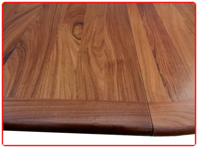 table scandinave à rallonge palissandre