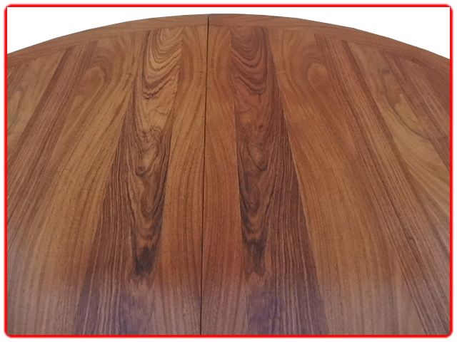 table à manger scandinave en palissandre