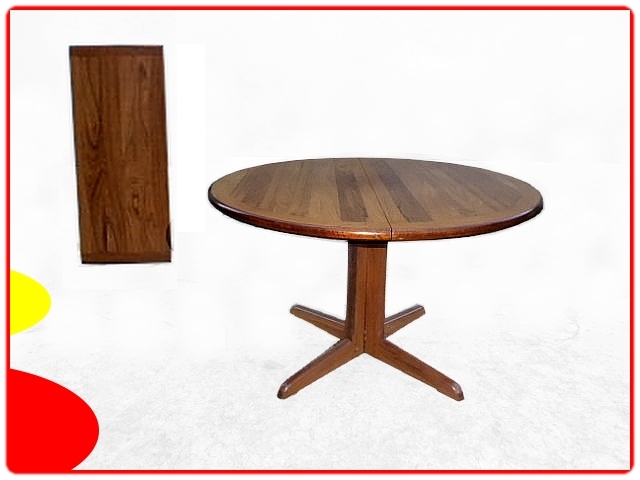 Table à manger scandinave en palissandre