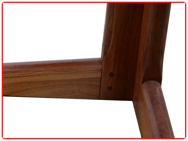 table en palissandre scandinave vintage