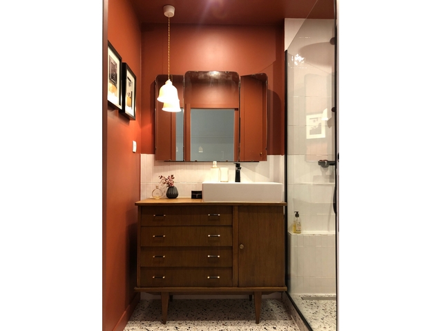 Commode buffet vintage sous vasque