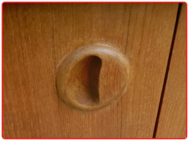 enfilade vintage en teck occasion 1960