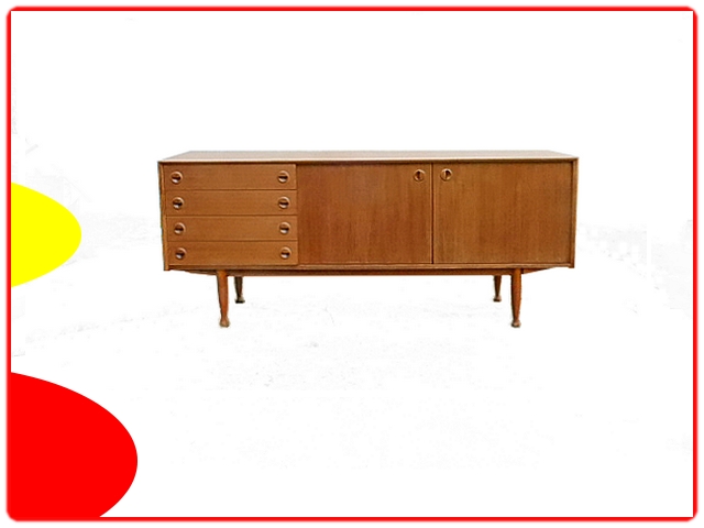 Enfilade en teck vintage scandinave