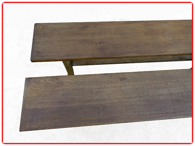 paire de bancs anciens 