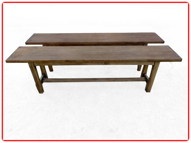 2 bancs de ferme anciens