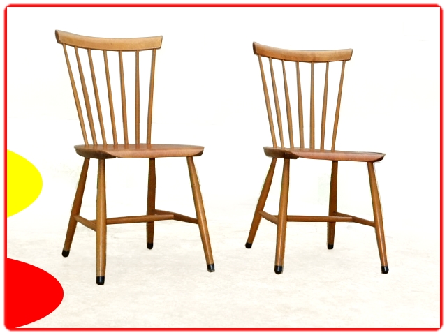 chaises suédoises Sven Erik Fryklund scandinave