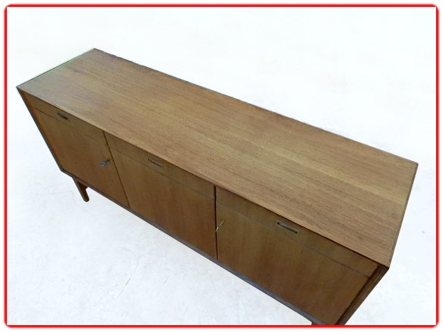 Enfilade Skaraborgs Tibro teck scandinave 1960 