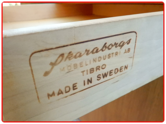 Enfilade teck scandinave 1960 estampillée