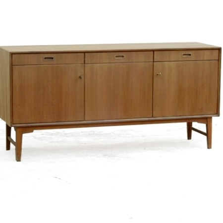 Enfilade suédoise Skaraborgs teck scandinave 1960