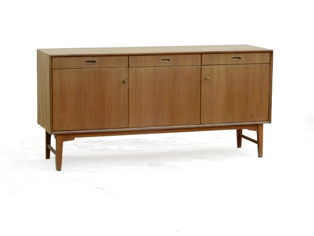 Enfilade suédoise Skaraborgs teck scandinave 1960