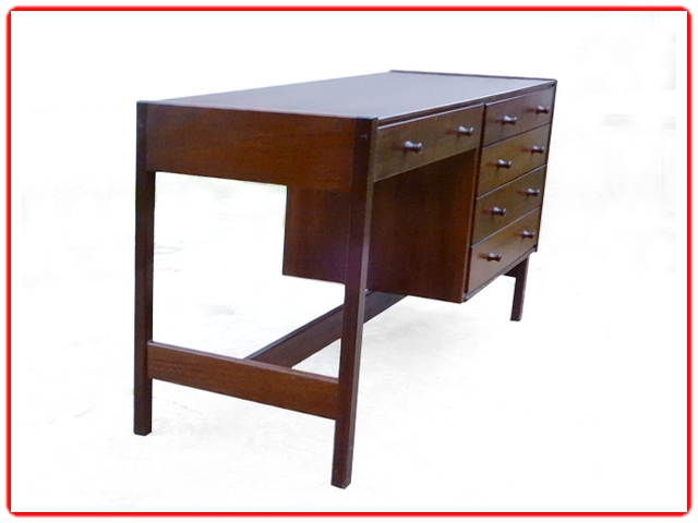 bureau vintage scandinave teck