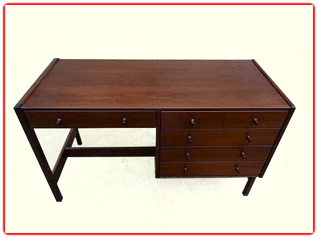 bureau ancien design scandinave teck
