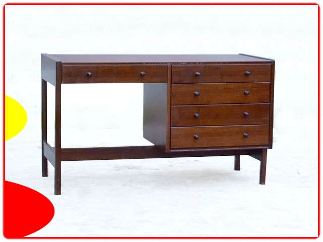 Bureau en teck design scandinave