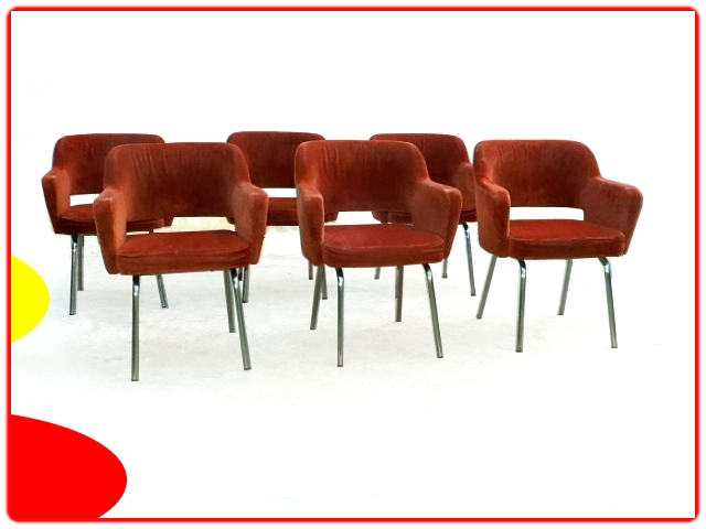 Fauteuils de conférence design 1950