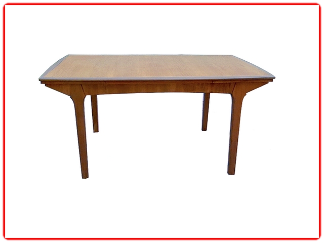 table à manger extensible scandinave teck