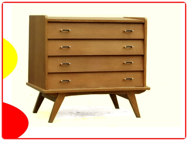 Commode vintage bois doré