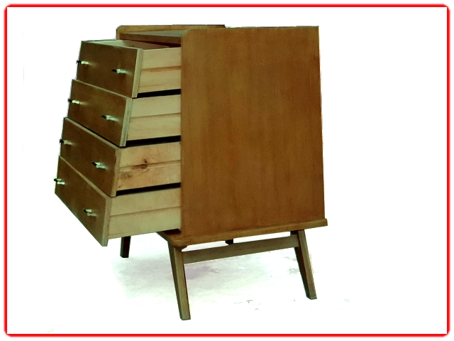 Commode vintage design incliné