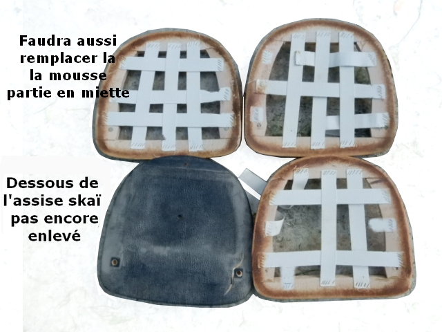 Rénovation chaises vintage scandinave anciennes