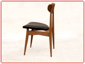 Chaises design scandinave en teck et hêtre