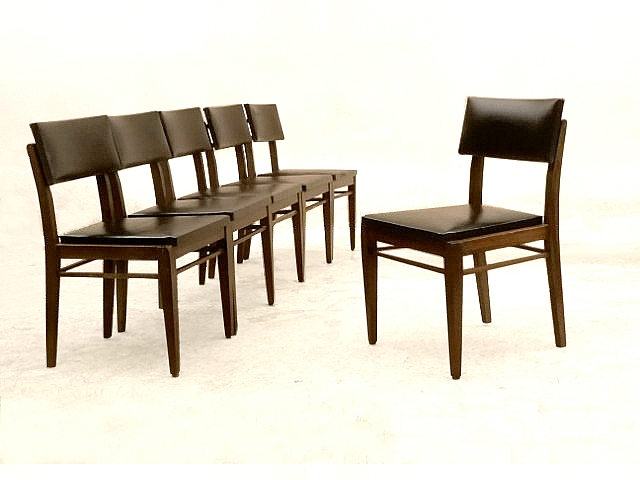 Chaises vintage occasion bois et skaI