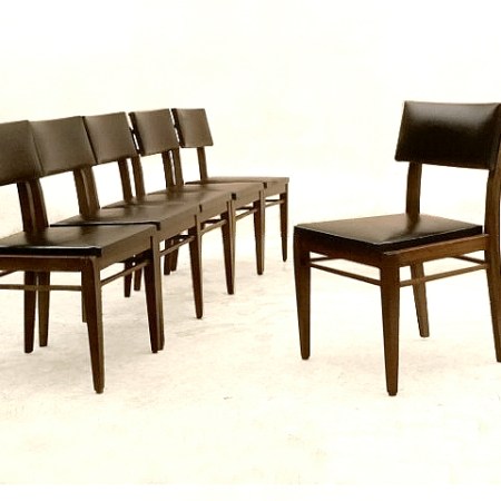 Chaises vintage occasion bois et skaI