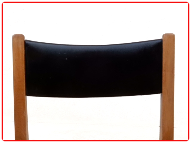 6 chaises de salle à manger vintage 1960