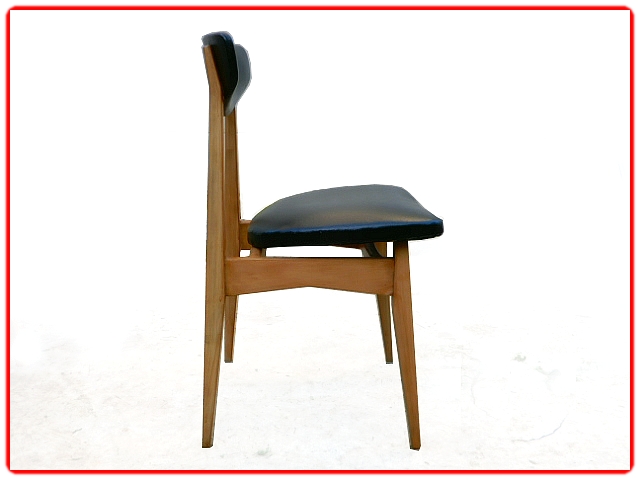 Set de 4 chaises vintage scandinave 1960