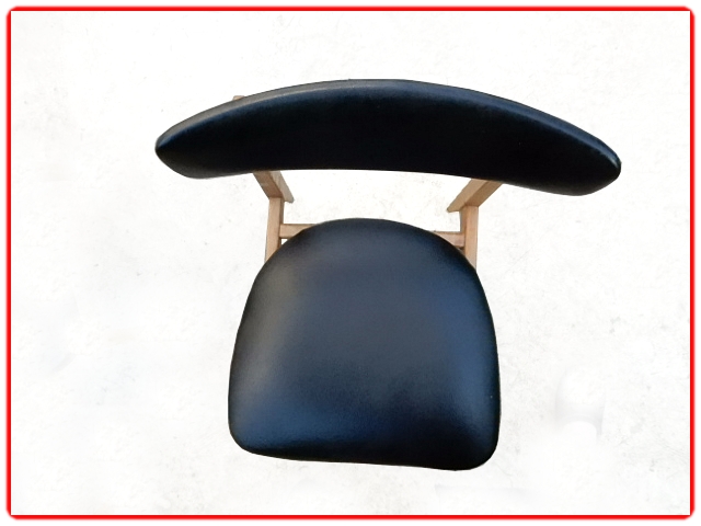 Chaises vintage scandinave hêtre et skaï