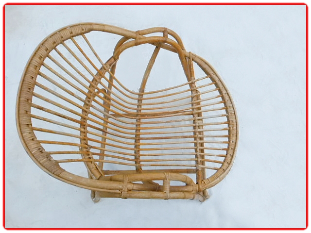 Fauteuils en rotin vintage 1960