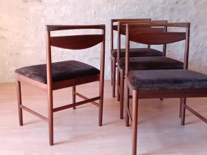 Chaises McIntosh teck rétro 1960