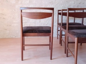 Chaises teck McIntosh vintage 1960