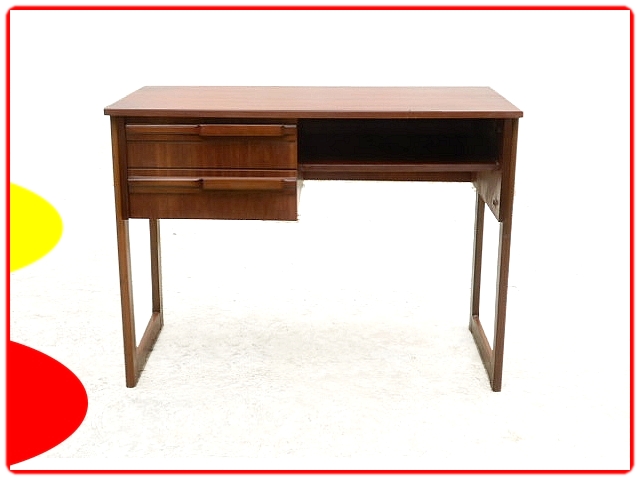 Bureau vintage années 1960 acajou