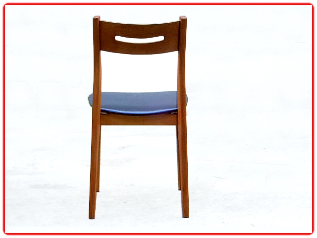 4 chaises scandinave vintage 1960 rénovées