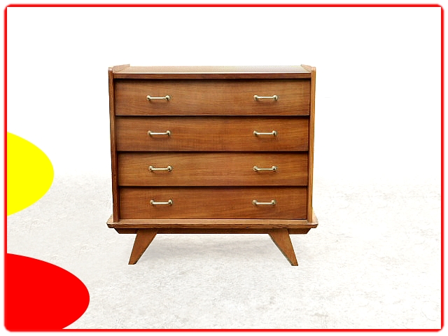 Commode vintage bois massif 1950