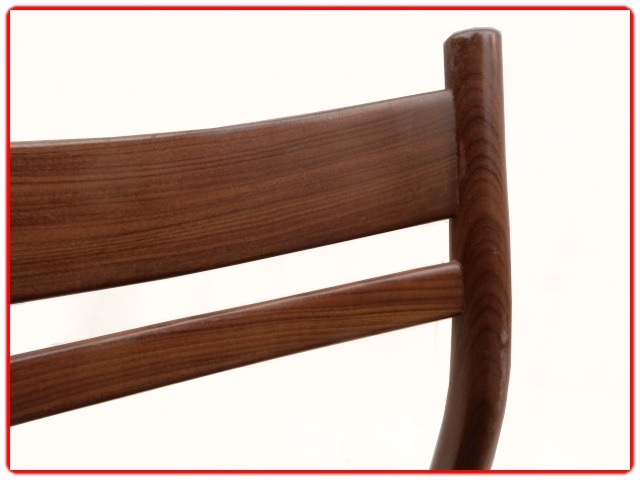 Chaises scandinave vintage palissandre 1960